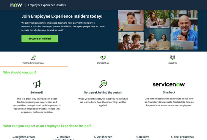 EX Insiders microsite